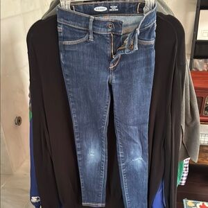 Old Navy Blue Skinny Jeans Medium Wash